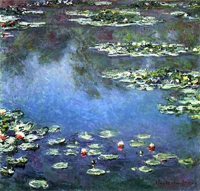 Water lilies claude monet oil painting reproductions and prints